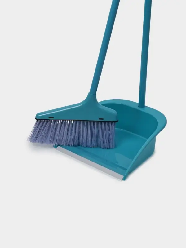 Набор для уборки Доляна: щётка для пола 23&times;78 см, совок 25&times;26&times;71 см, ручки металлические, МИКС