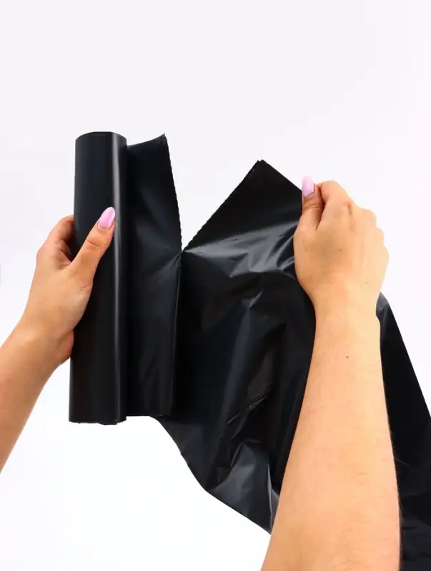 Мешки для мусора в рулоне &laquo;UpakLand&raquo; 60 л, черные, ПВД, толщина 40 мкм, 10 шт., 50&times;80 см