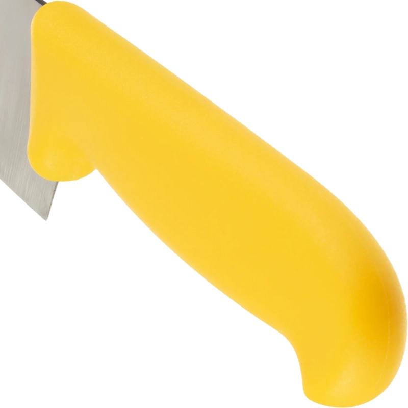 Нож поварской лез 254 мм 3Cr13  жел пластиковая ручка