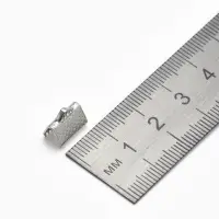 Зажим для ленты, (набор 20 шт.), цвет серебро, 10 мм, СМ-339