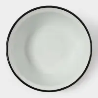 Миска эмалированная, 1 л, белая