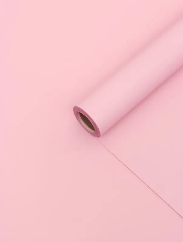 Пленка для цветов тонированная, матовая, пудровый, 0.5&times;10 м, 65 мкм