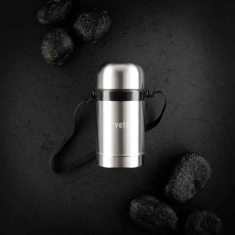 VETTA Термос металлический "Суповой" с широким горлом 0,75л серебристый