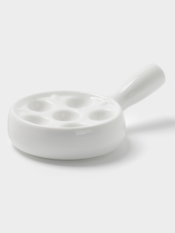 Блюдо для подачи улиток 6 отверстий Блюдо для подачи улиток 6 отверстий