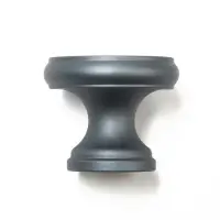 Ручка-кнопка CAPPIO PK321, d=24 мм, цвет графит, 8 шт.