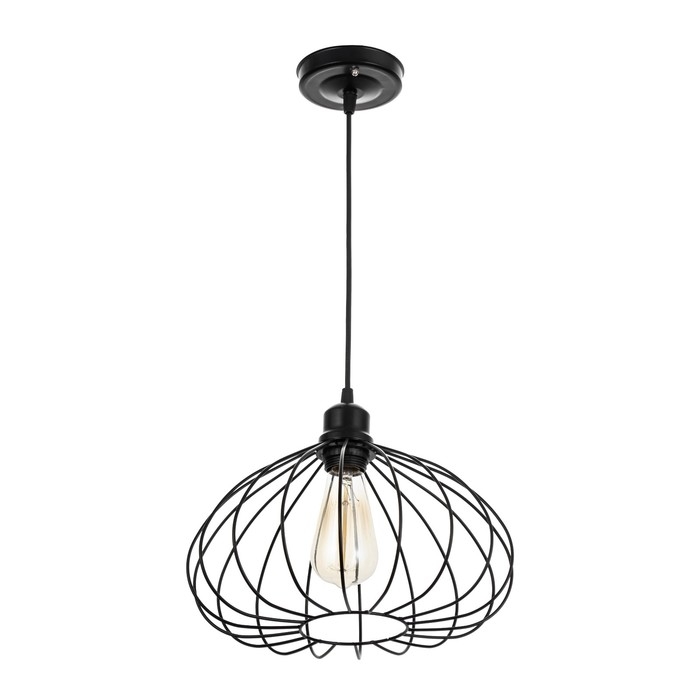 Люстра Вексана Подвес BayerLux цвет таинственный черный 1х40Вт цоколь E27