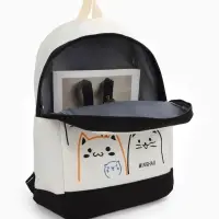 Рюкзак школьный на молнии, с карманами, с рисунком, размер 30&times;14&times;43 см, чёрный