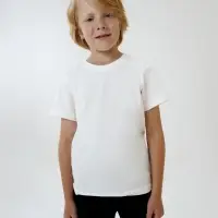 Футболка детская T-Bolka Kids, белая (теплый оттенок), 12 лет