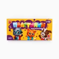 Пластилин 6 цветов, 120 г