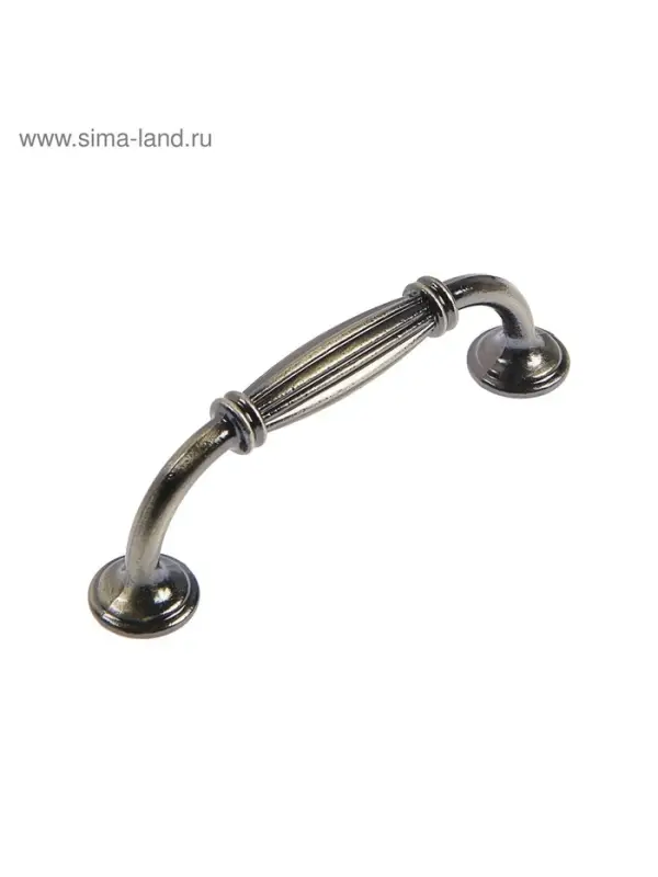 Ручка-скоба мебельная PC176AB LIGHT, м/о 96 мм, цвет бронза