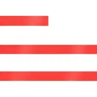 Лента сатиновая Satin 10 S, красная, 50 см