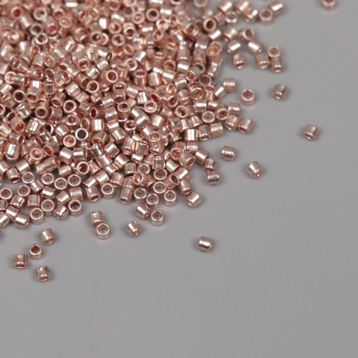 Бисер стекло 11/0  Бисер стекло 11/0 "Цилиндр. Светло-золотой глянец" 10 гр