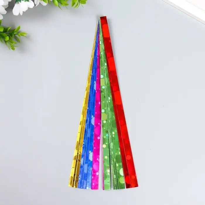 Полоски для квиллинга Полоски для квиллинга "Голография" (набор 60 полосок) МИКС ширина 1 см (1х25 см)