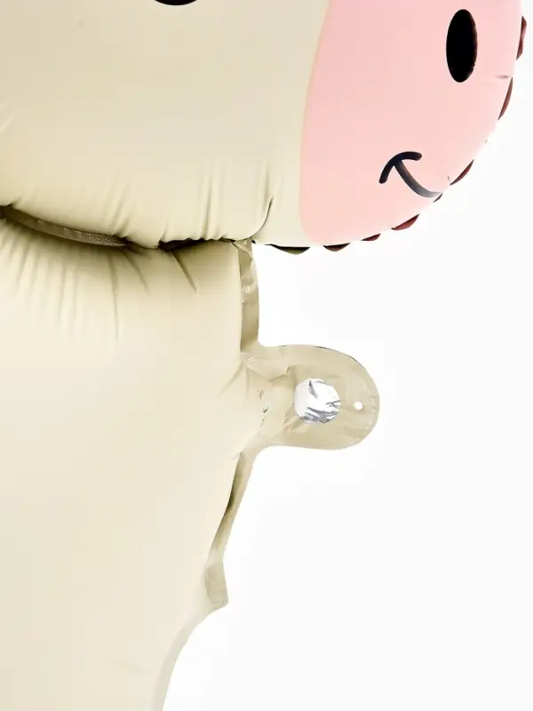 Воздушный шар фольгированный 3D 25" "Лошадка" цвет кремовый, под воздух