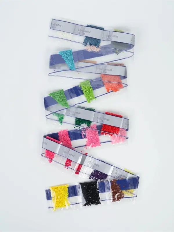 Алмазная мозаика с частичным заполнением на подрамнике &laquo;Павлины&raquo;, 30&times;40 см