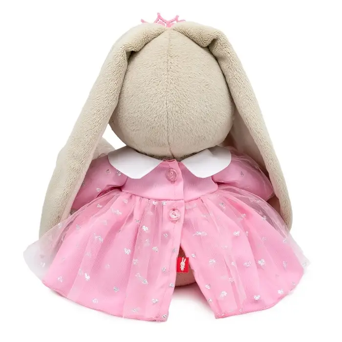 Мягкая игрушка "Зайка Ми в платье и розовой диадеме", 18 см SidS-680
