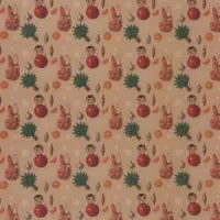 Набор упаковочной бумаги &laquo;Зимний мотив&raquo;,4 листа, крафт, 70&times;100 см