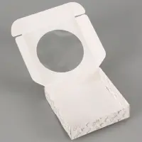 Коробка подарочная самосборная с окном Only for you, 11.5&times;11.5&times;3 см
