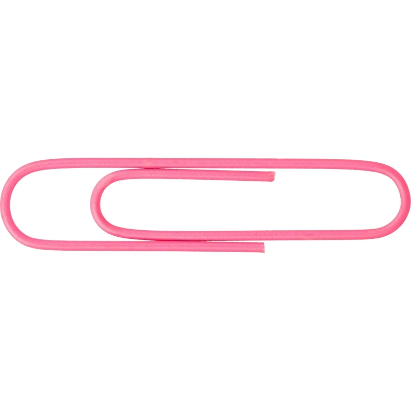 Скрепки c полимер.покрыт, 50мм,разноцвет., 50шт/уп