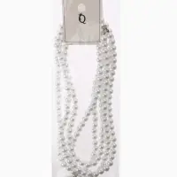 Бусы из жемчуга &laquo;Диана&raquo;, 4 нити, d=0.8, 40 см, белые