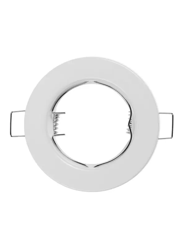 Светильник встраиваемый под лампу MR-16, круглый, металлический, белый