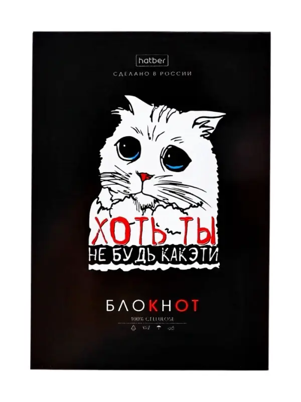 Блокнот Hatber &laquo;Проект Капланопись.Выпуск №1&raquo;, А6, 32 листа, на скобе, МИКС