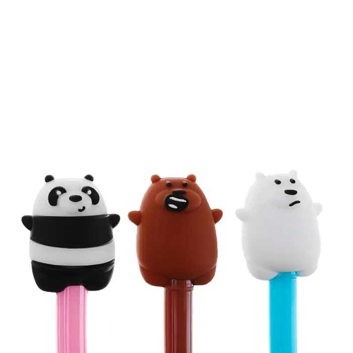 Ручка-прикол Calligrata &laquo;Мишка&raquo;, синий стержень, гелевая, МИКС