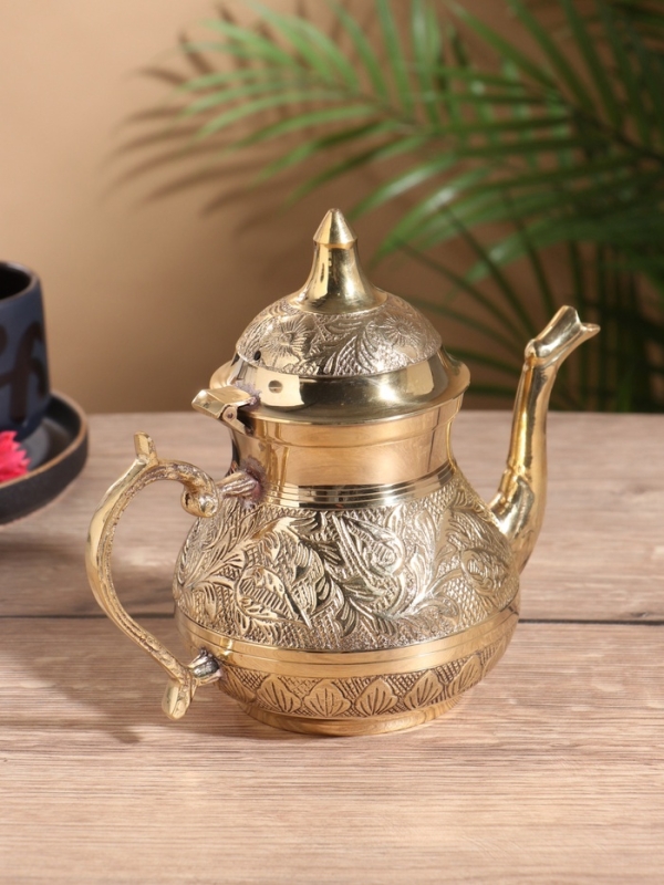 Чайник Чайник "Листья" латунь, 600 мл
