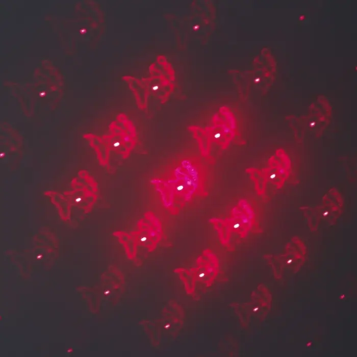 Лазерная указка с насадками: 12 + 1, от USB, 10&times;14.5 см