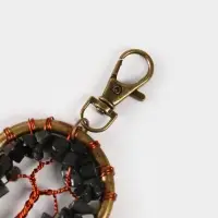 Брелок ловец снов "Великое древо" 19 см, цв. чёрный Брелок ловец снов "Великое древо" 19 см, цв. чёрный