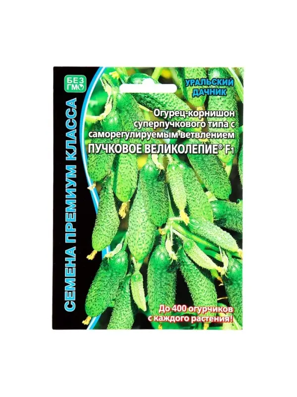Семена огурец &laquo;Пучковое великолепие F1&raquo;, скороспелый, пучковый, партенокарпический, 5 шт.