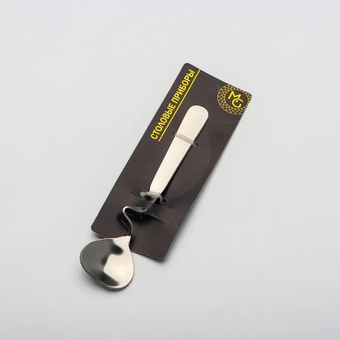 Ложка десертная из нержавеющей стали Magistro, длина 14,5 см, цвет серебряный Ложка десертная из нержавеющей стали Magistro, длина 14,5 см, цвет серебряный