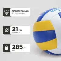 Волейбольный мяч MINSA SM 013, машинная сшивка, 18 панелей, р. 5, PVC