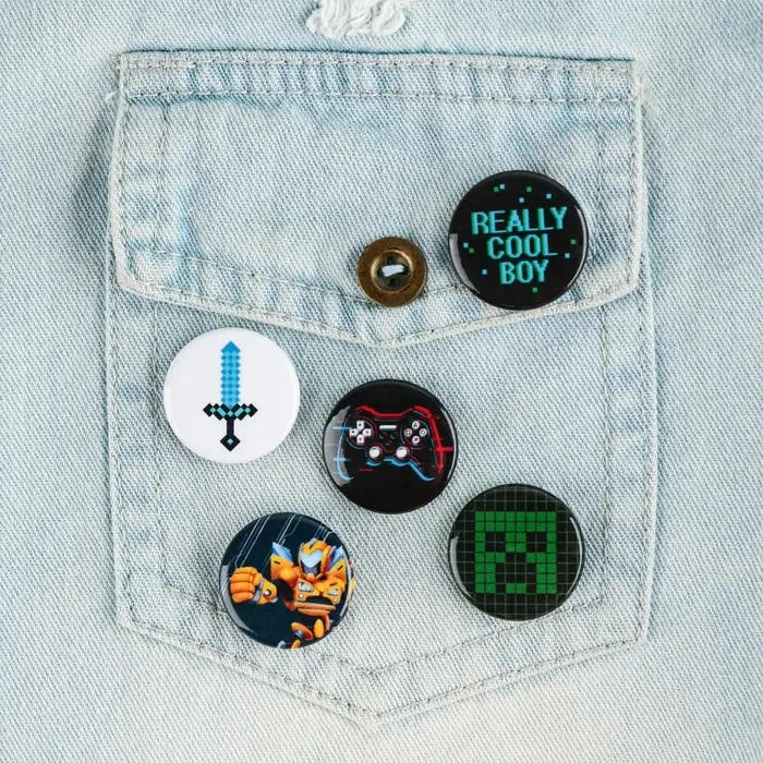 Значок металлический , закатной «Детский», 25 мм, МИКС Значок металлический , закатной «Детский», 25 мм, МИКС