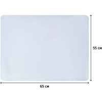 Коврик на стол Attache 55x65см ПВХ прозрачный, eco