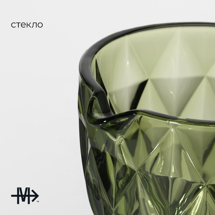 Кувшин для воды стеклянный Magistro «Круиз», 1,1 л, 14×19,5 см, цвет зелёный Кувшин для воды стеклянный Magistro «Круиз», 1,1 л, 14×19,5 см, цвет зелёный