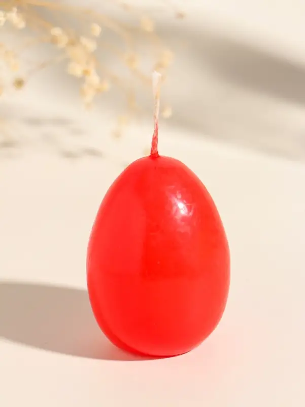 Свеча пасхальная "Яичко" 64 гр, МИКС