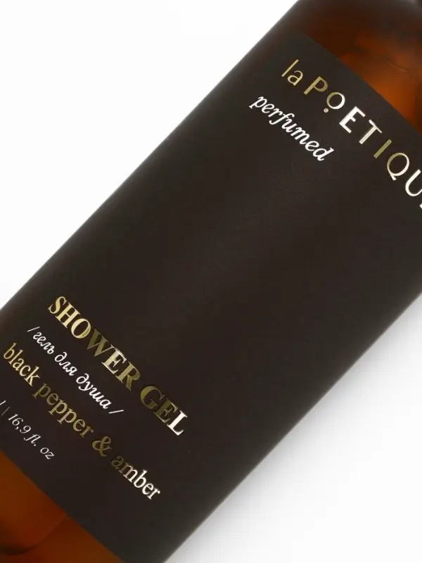 Гель для душа парфюмированный, аромат Black pepper, 500 мл, laPOETIQUE Гель для душа парфюмированный, аромат Black pepper, 500 мл, laPOETIQUE
