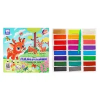 Пластилин &laquo;Луч. ZOO&raquo;, 24 цвета, 360 г