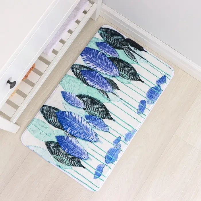 Коврик для ванной и туалета SAVANNA &laquo;Гранд&raquo;, 50&times;80 см, голубой