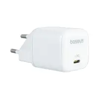Переходник сетевого зарядного устройства на Type-C 45W GAN P10176800213-00 Baseus белый