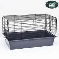 Клетка для кроликов, морских свинок &laquo;Пижон&raquo; №4 складная, 80&times;50&times;47 см, светло-серая