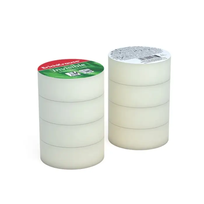 Клейкая лента канцелярская, 18 мм х 20 метра, ErichKrause Invisible, матовая, незаметная, цена за 1шт. Клейкая лента канцелярская, 18 мм х 20 метра, ErichKrause Invisible, матовая, незаметная, цена за 1шт.