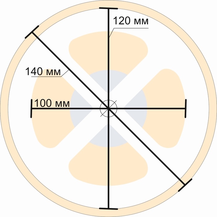 Вентиляционный клапан из липы, (вент. канал D=100 мм), основание дерево Вентиляционный клапан из липы, (вент. канал D=100 мм), основание дерево