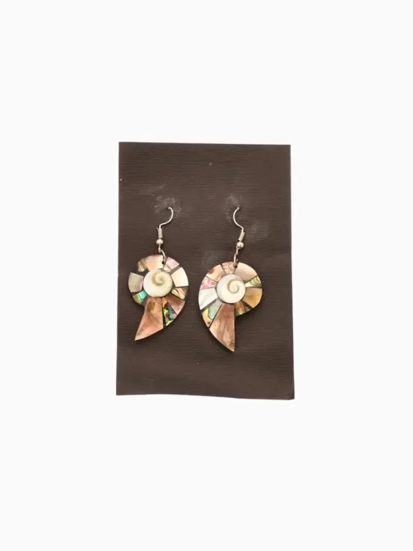 Серьги &laquo;Морская ракушка&raquo;, 5.5&times;2 см, ракушка