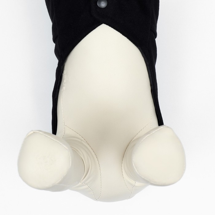 Пальто для собак, размер M (ДС 30, ОГ 44-45, ОШ 29-30 см), чёрное Пальто для собак, размер M (ДС 30, ОГ 44-45, ОШ 29-30 см), чёрное