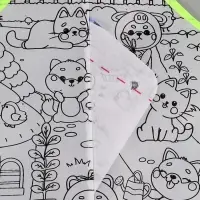 Воздушный змей - раскраска Funny toys &laquo;Зверятки&raquo;, 80 см, 6 фломастеров