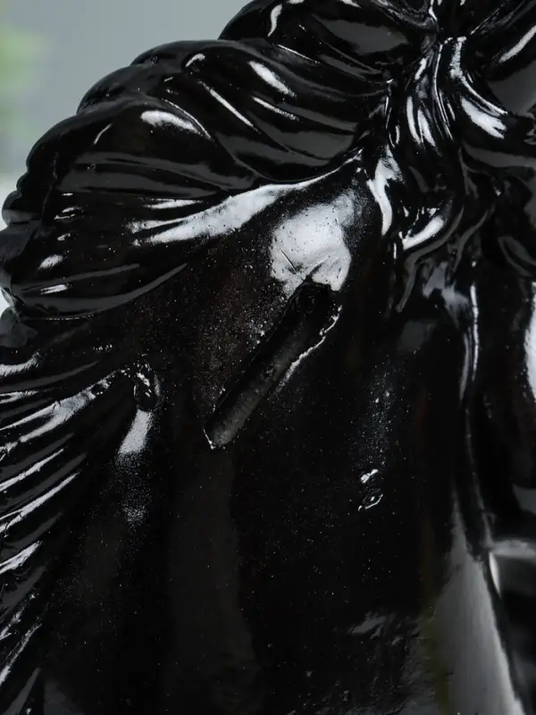 Копилка для денег &laquo;Голова коня&raquo;, гипс, 25 см, чёрный