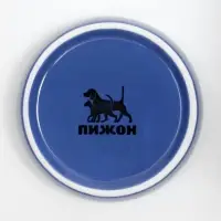 Миска керамическая 100 мл  10 х 3,2 см, синяя