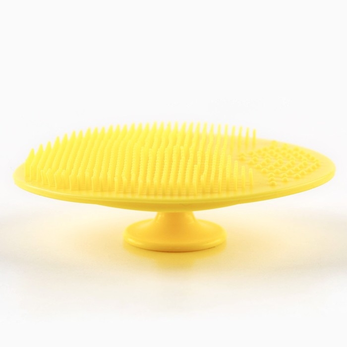 Силиконовый спонж для умывания в пакете  Силиконовый спонж для умывания в пакете "Праздничный" , 6.5 х 5 см